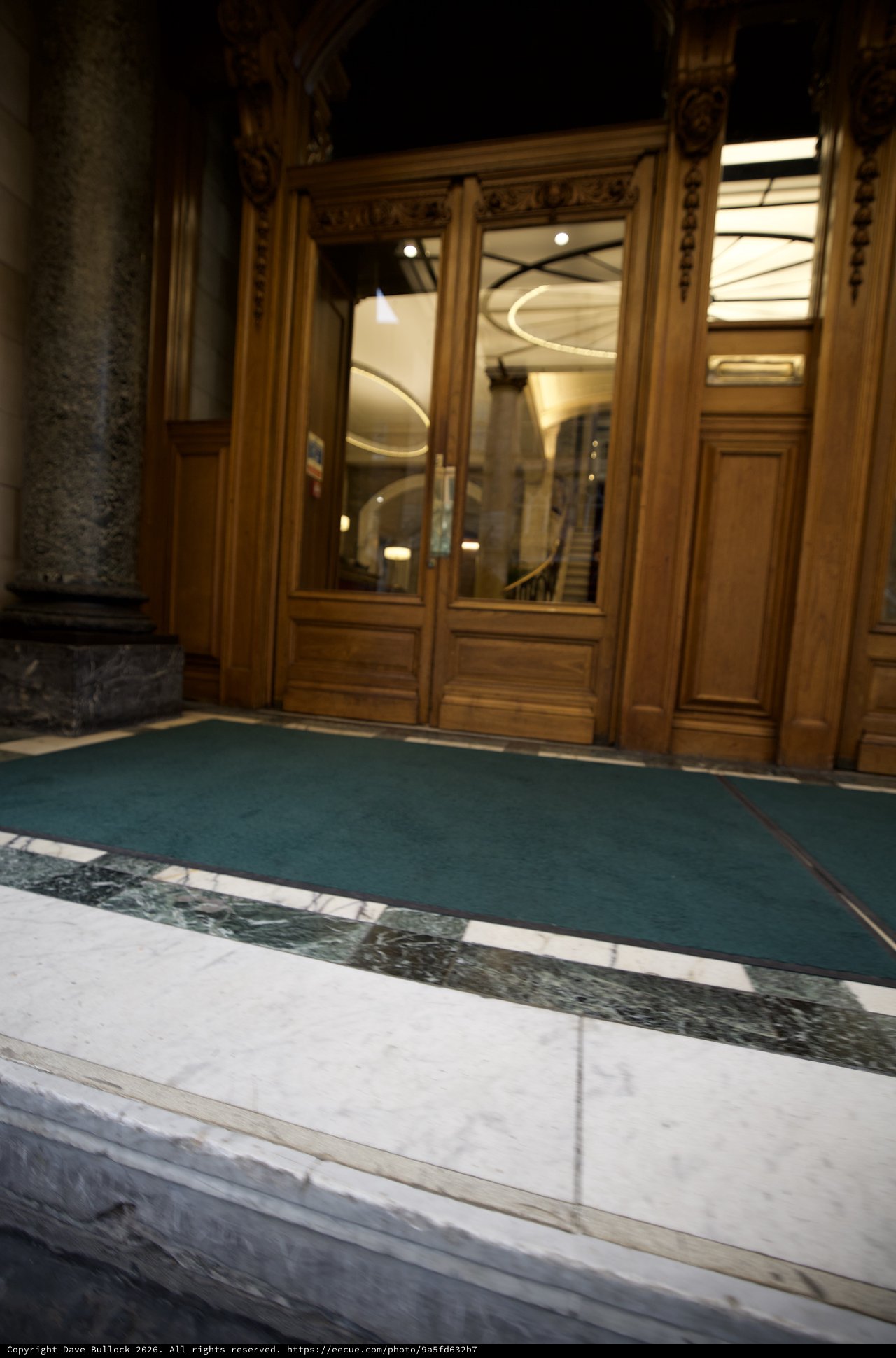 Grand Entrance of Historic London Building Interior