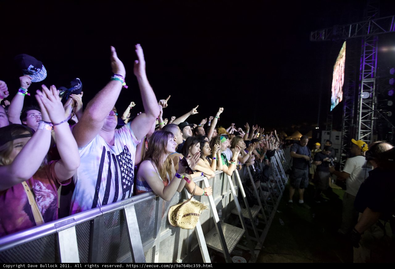 Urban Concert Crowd at Coachella 2011