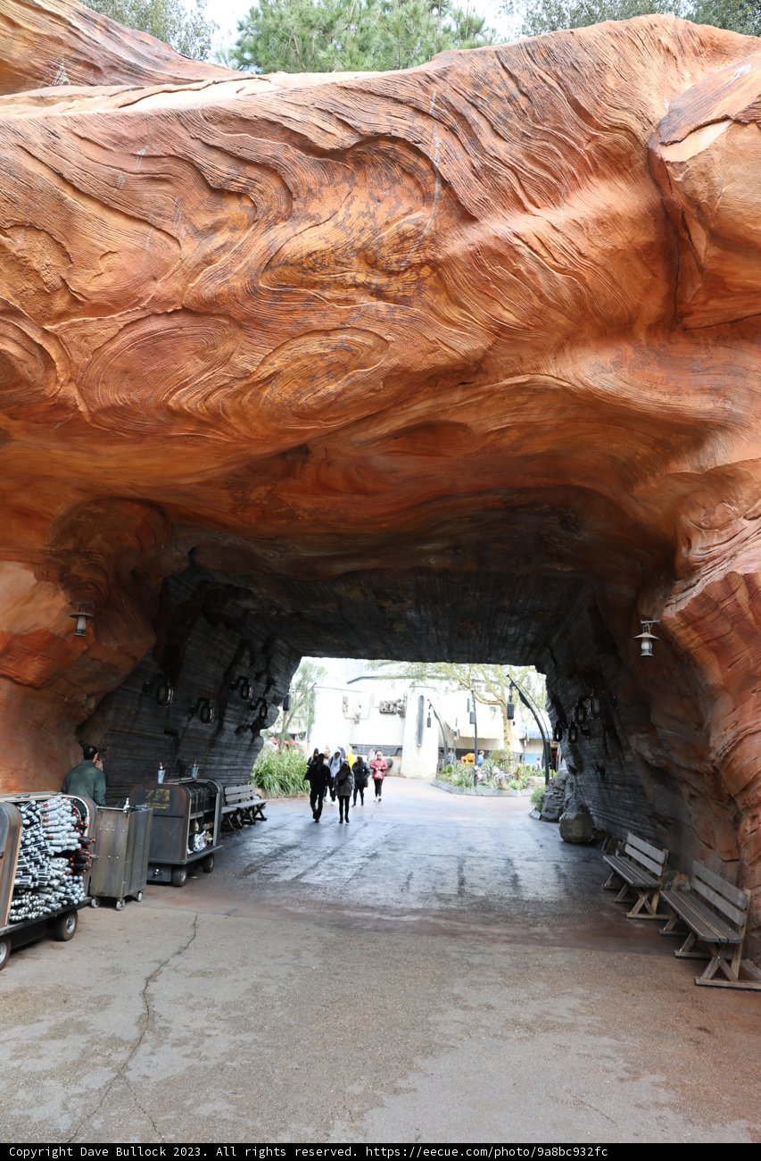 Majestic Rock Formation in Nature's Cave