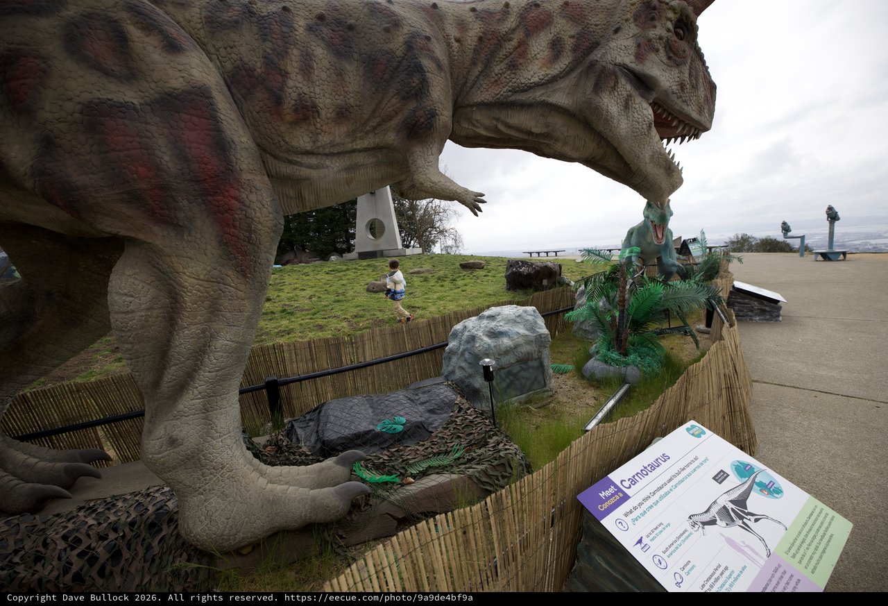 Giant T-Rex Exhibit at Dinosaur Park Overlook