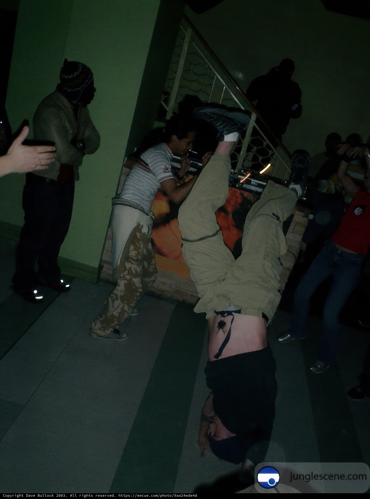 Handstanding Man