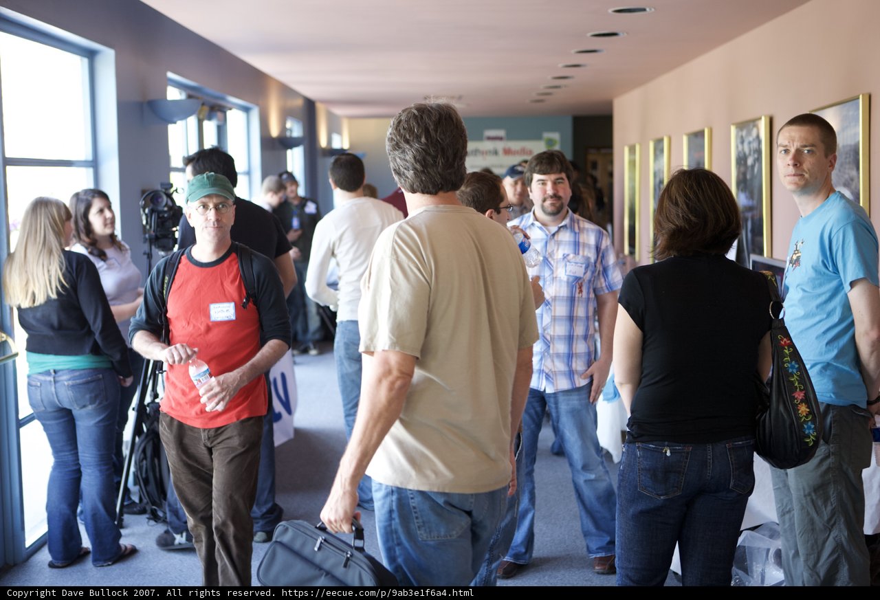 Gathering in the Hallway