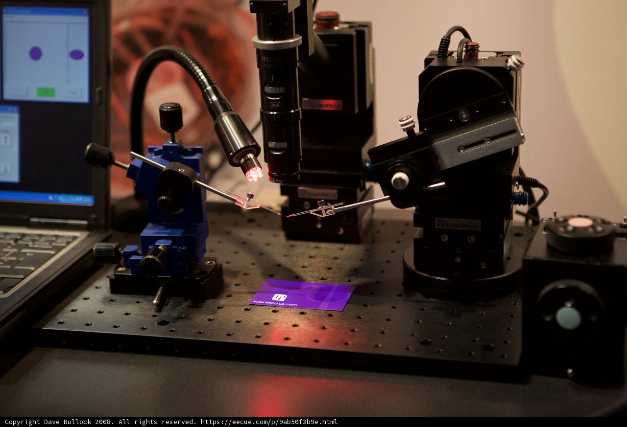 Laptop Connected to Microscope