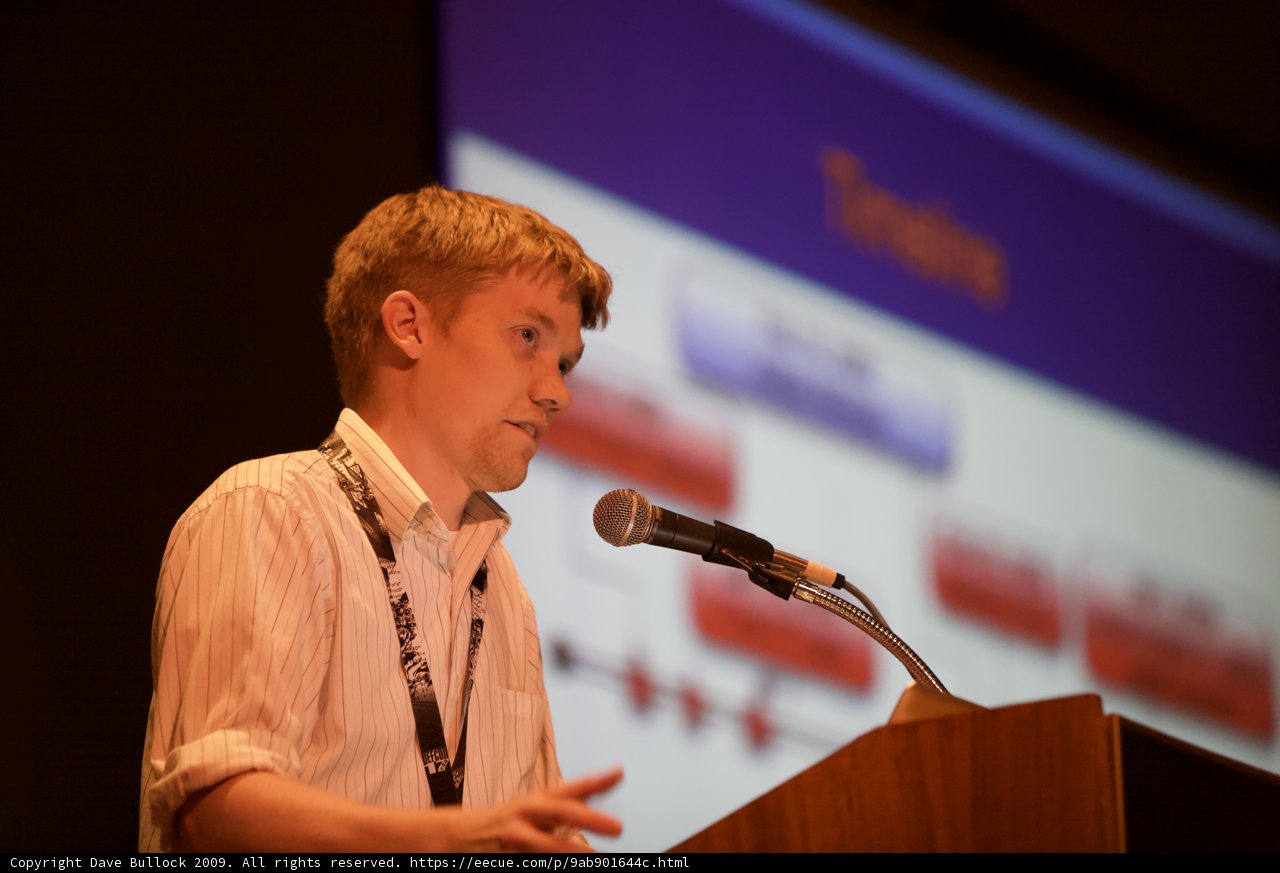 Young Man Delivers Powerful Presentation