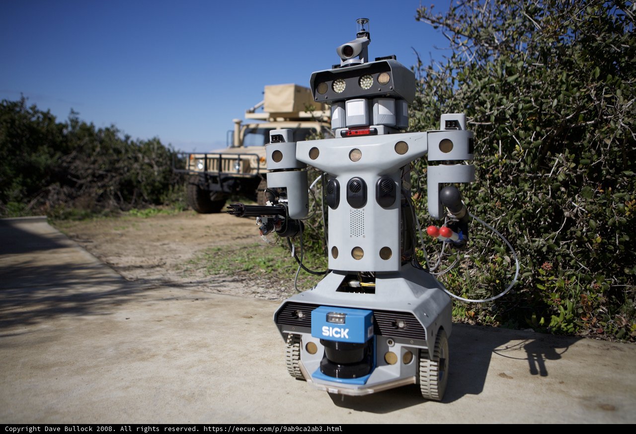 Robotic Gunner on Wheels