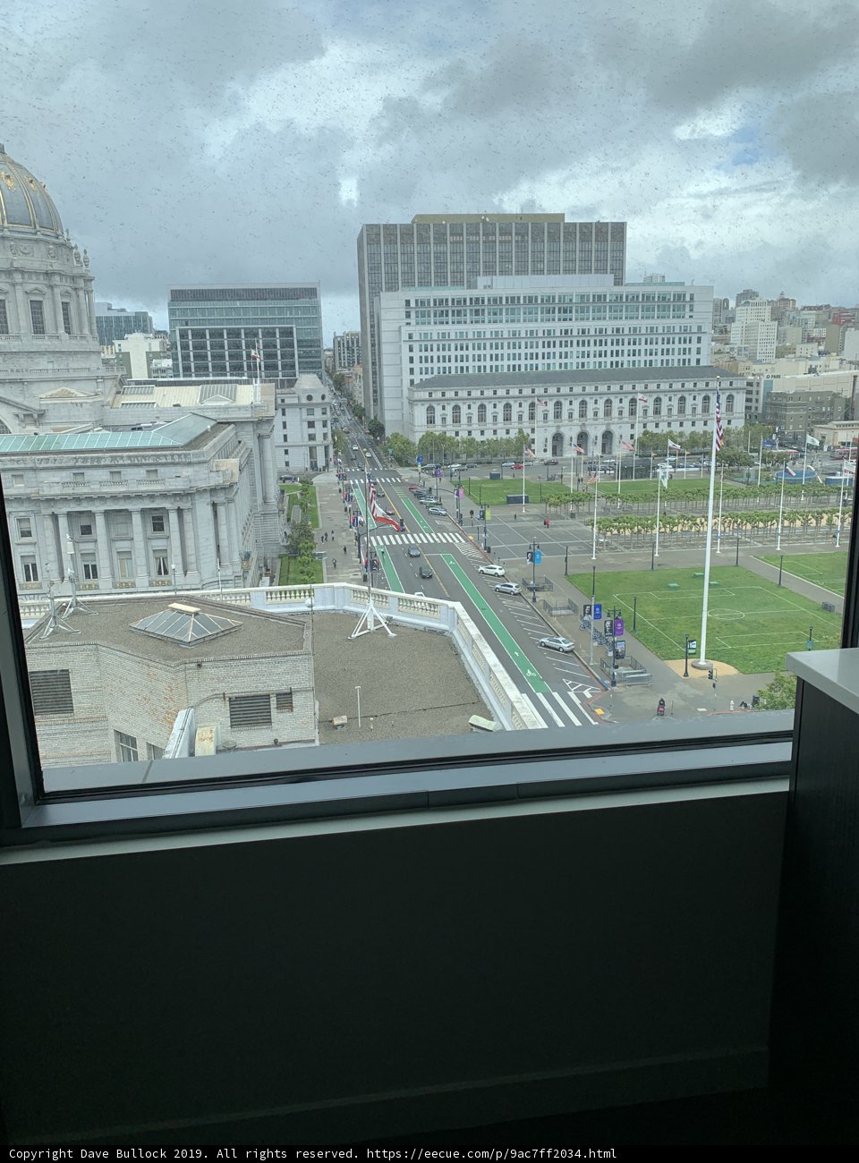 Urban Cityscape from the Bill Graham Civic Auditorium