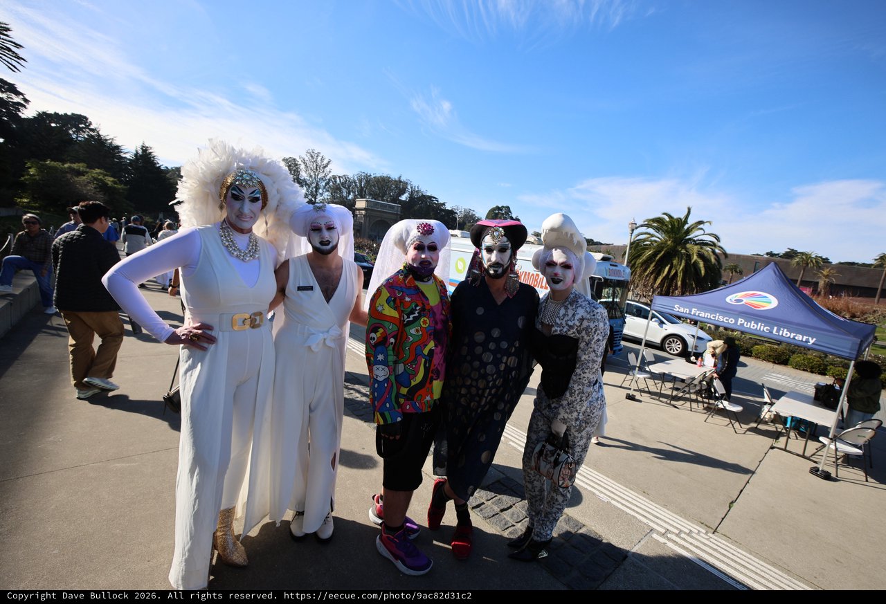 Drag Performers at San Francisco Public Library Event