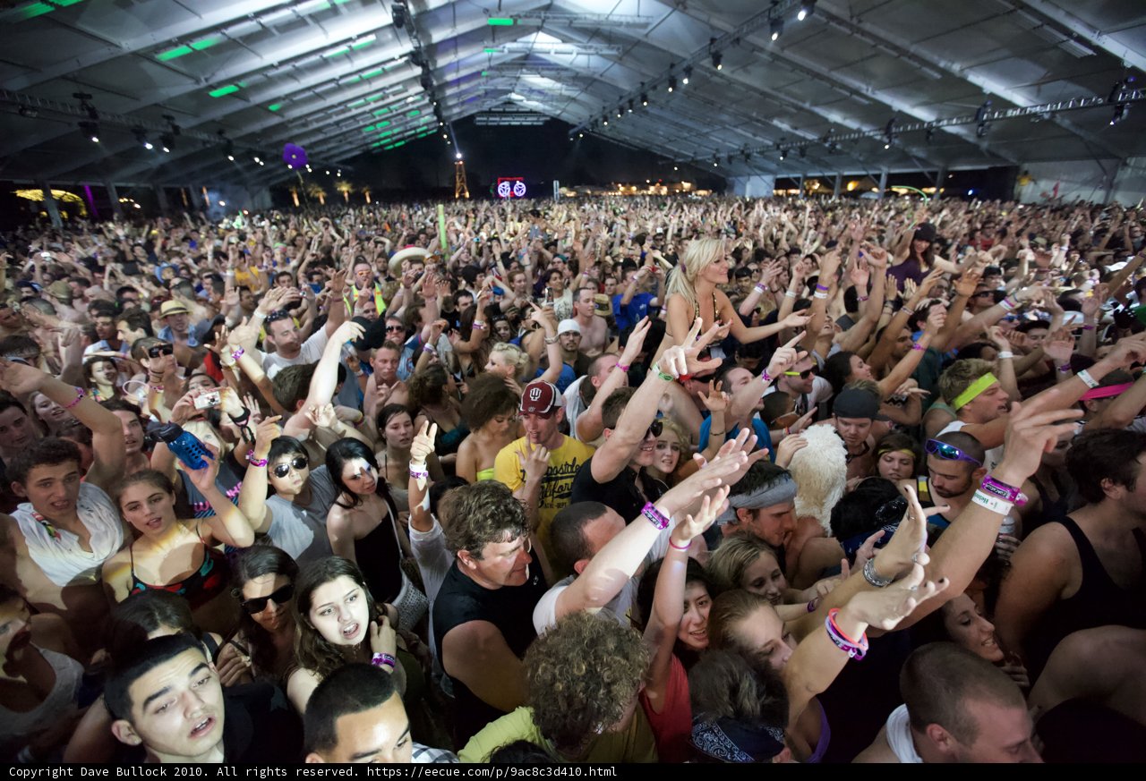 Coachella Crowd Rocks Out