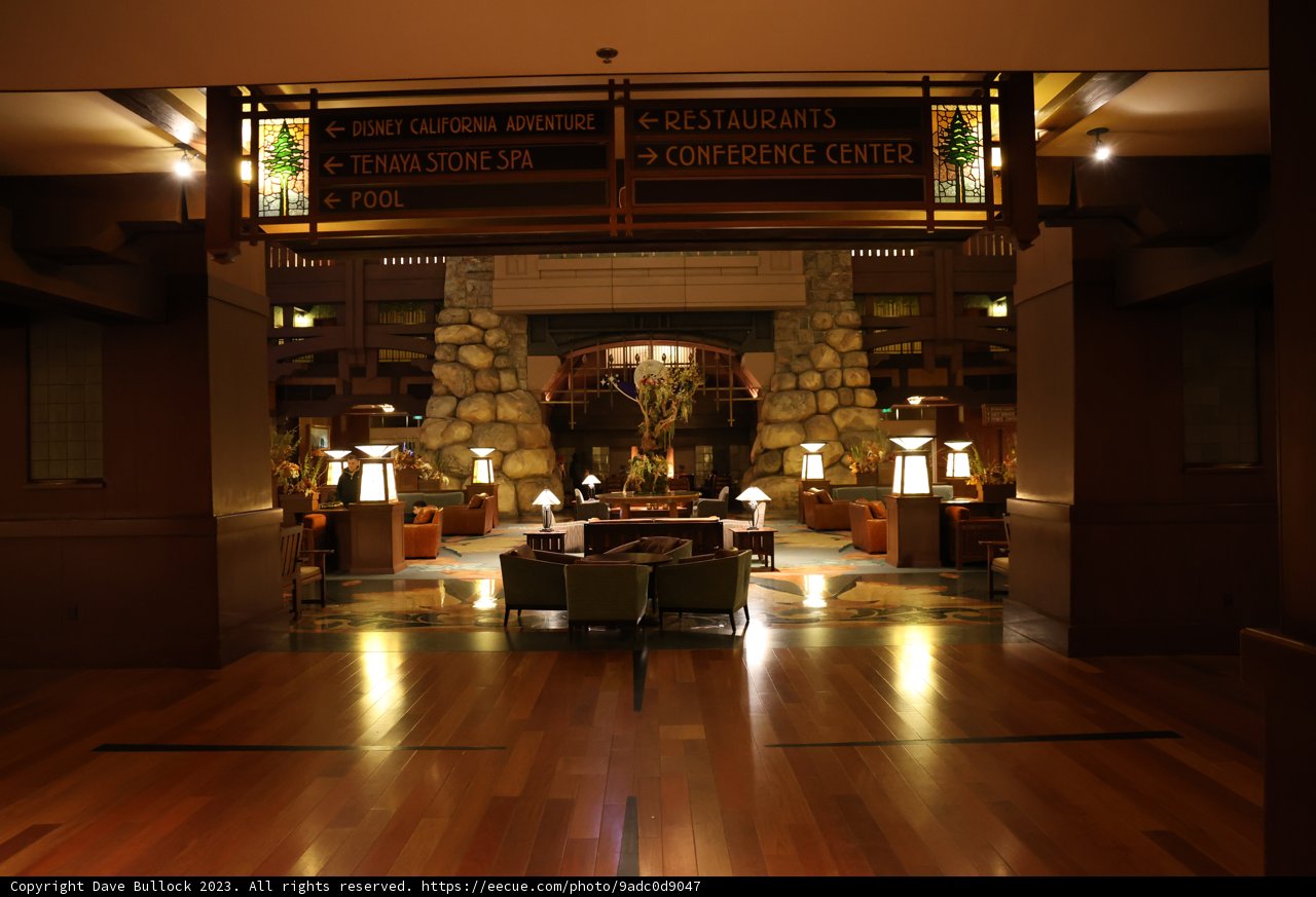 Grand Lobby of Disneyland Resort