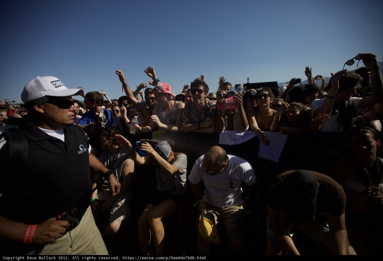 The Man in Black Rocks Coachella