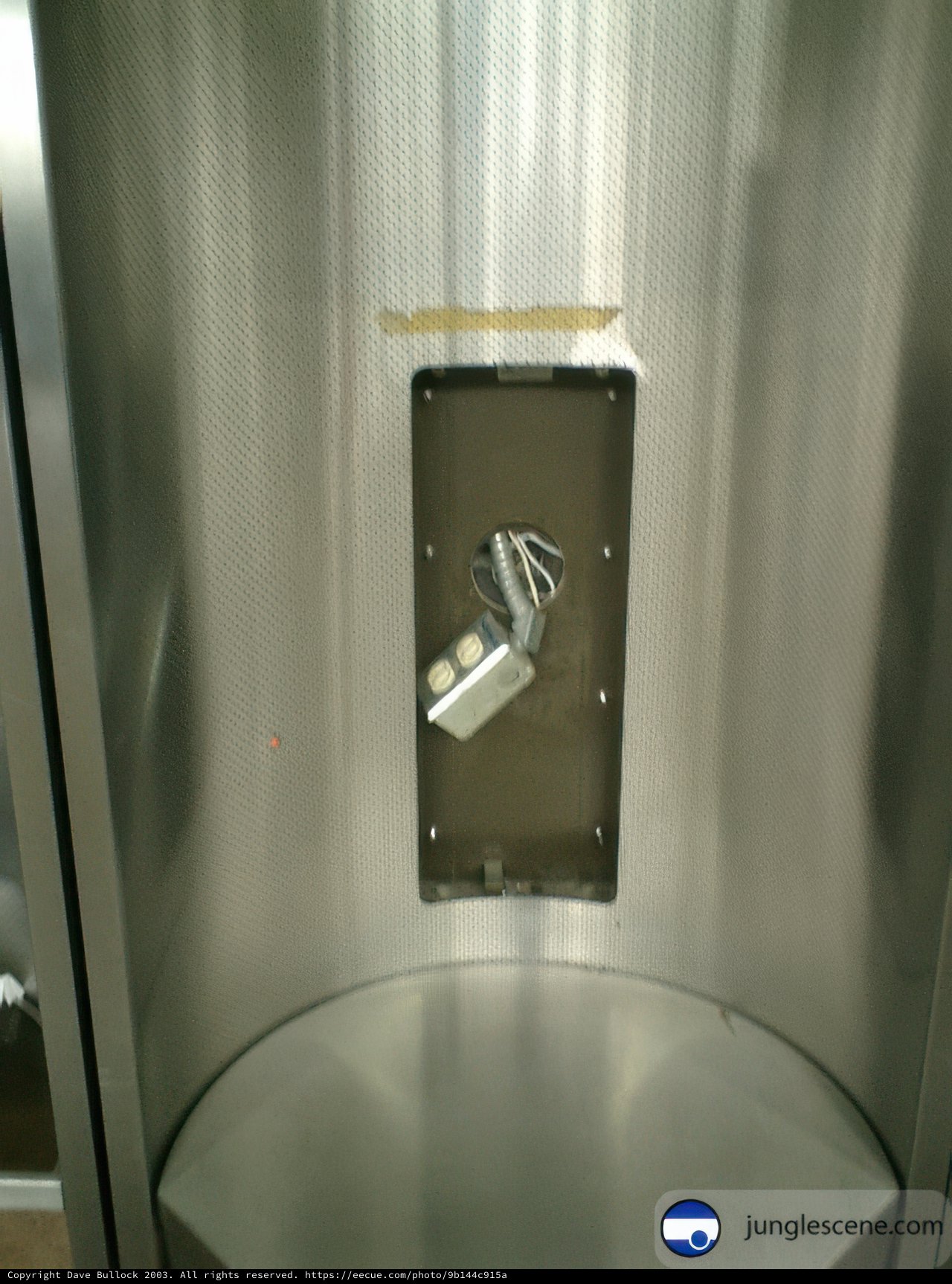 Locked Metal Door