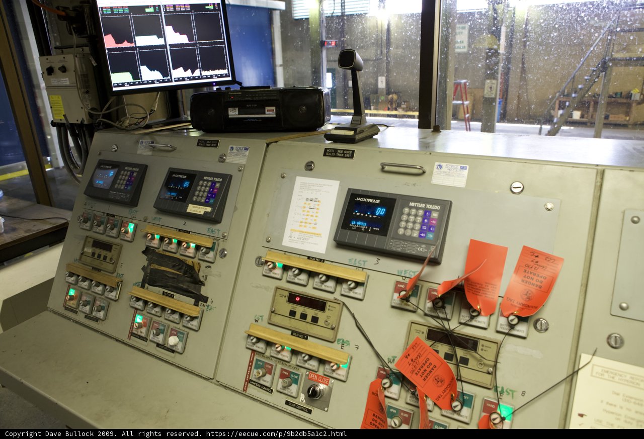 Electronic Control Panel in Manufacturing Factory