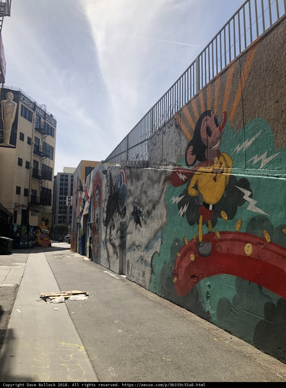 Colorful Cartoon Mural Brightens Up City Wall