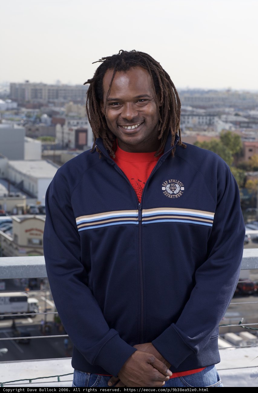 Blue Jacket Smile