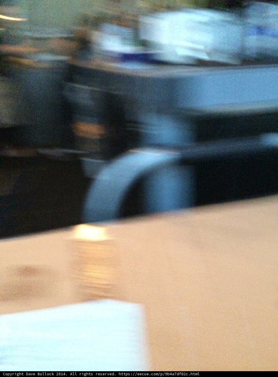 Blurry Table Setting