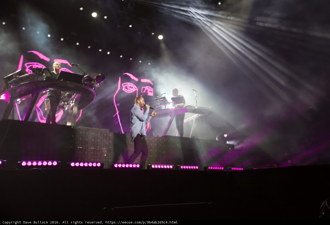 Rock star onstage with a spotlight