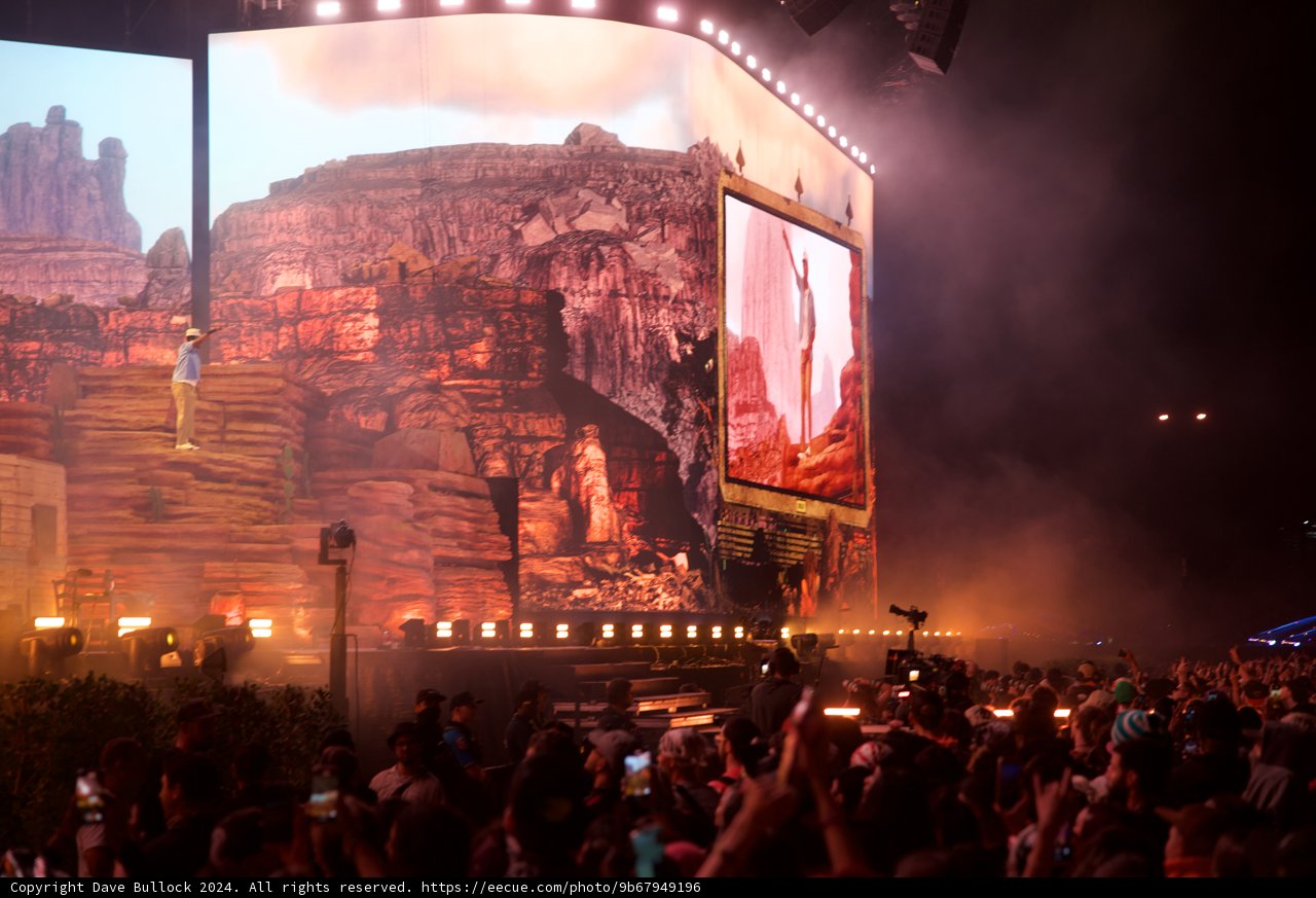 Epic Vistas at Coachella 2024: A Night of Desert Dreams