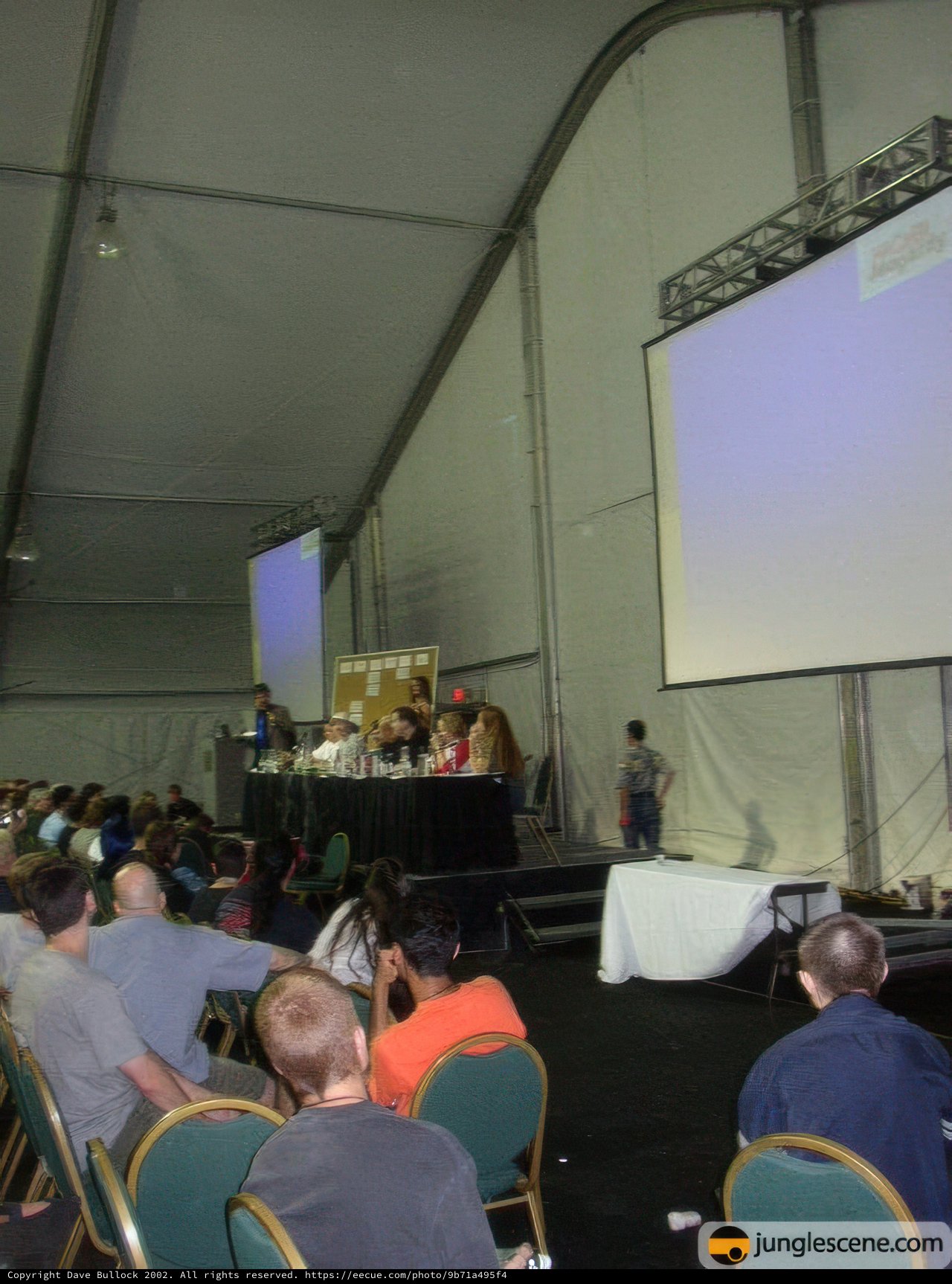 Interior conference with large crowd of people