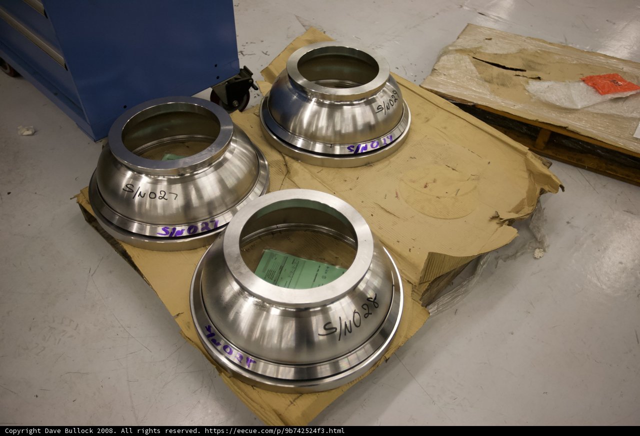 Trio of Steel Cooking Pots on Pallet
