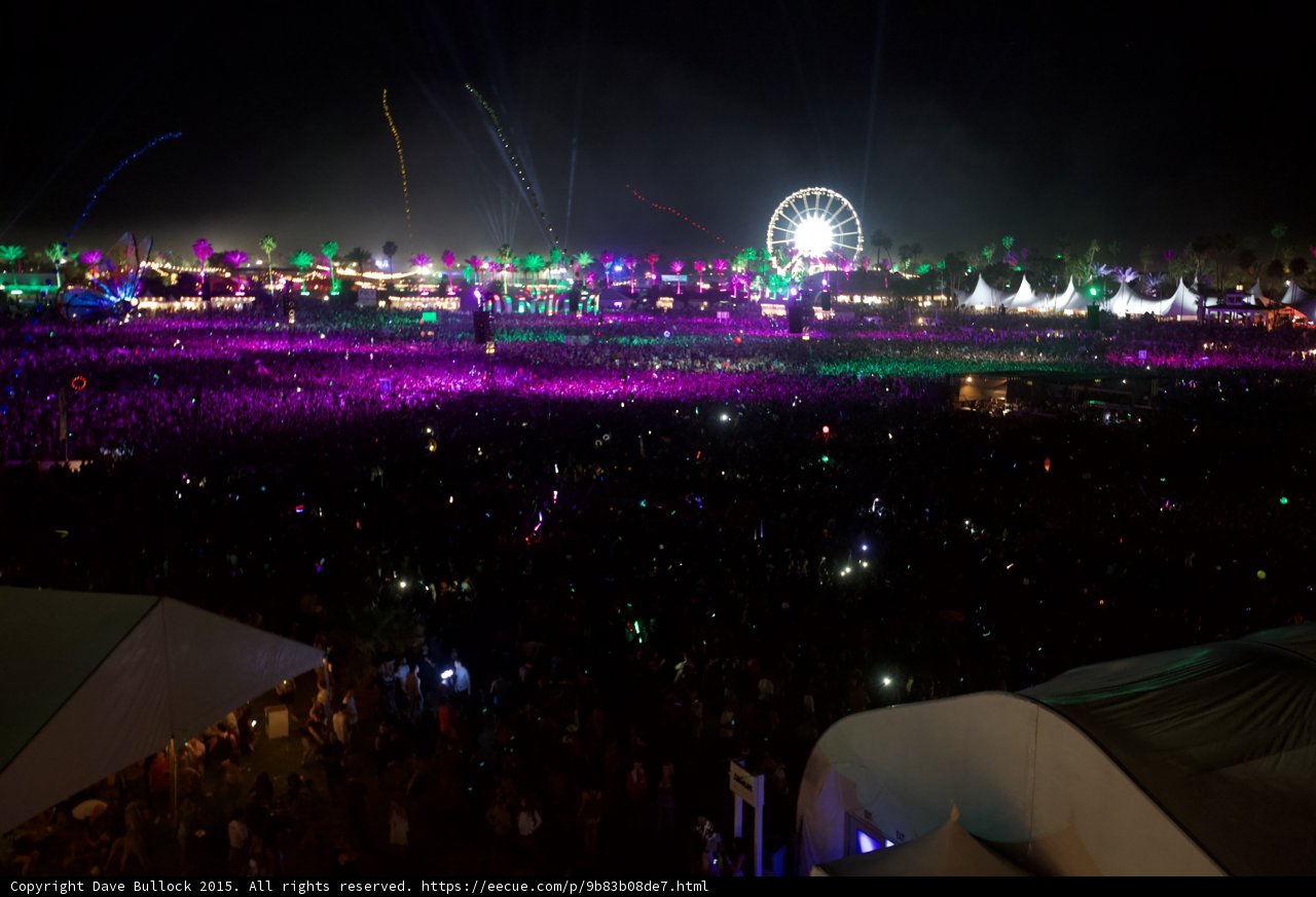 Electric Night Sky at Coachella