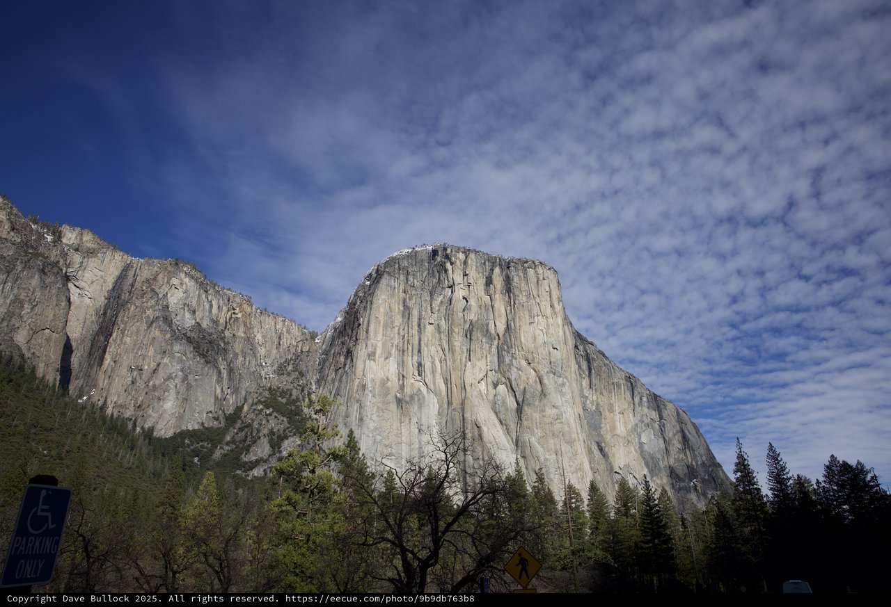 El Capitan's Majestic Granite Face in Yosemite Valley