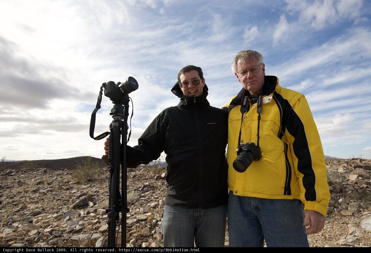 Two Men Capturing the Desert Wilderness