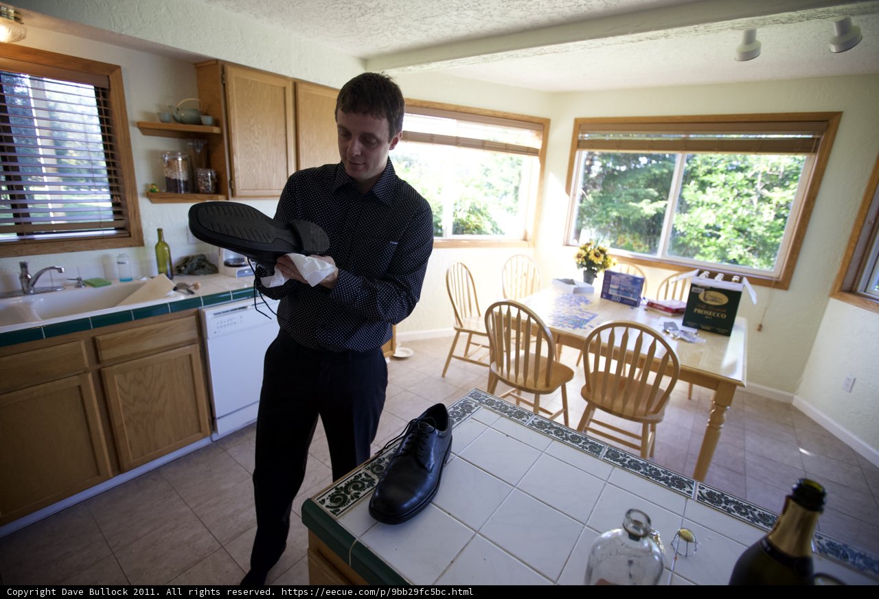 Shoe in the Kitchen