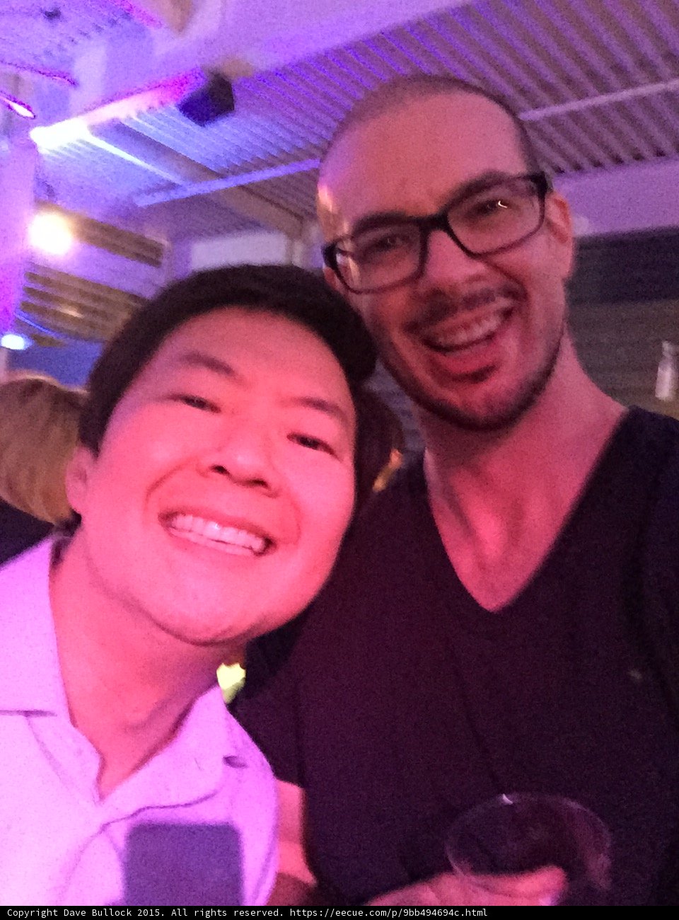 Selfie with Ken Jeong at SXSW Community Premiere