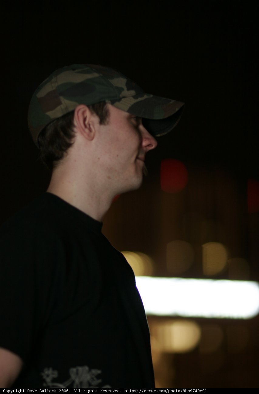 Black T-Shirt and Baseball Cap Swagger