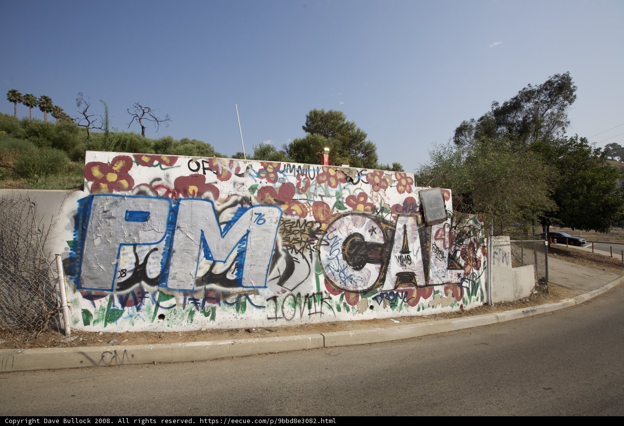 PM Cal Graffiti Wall