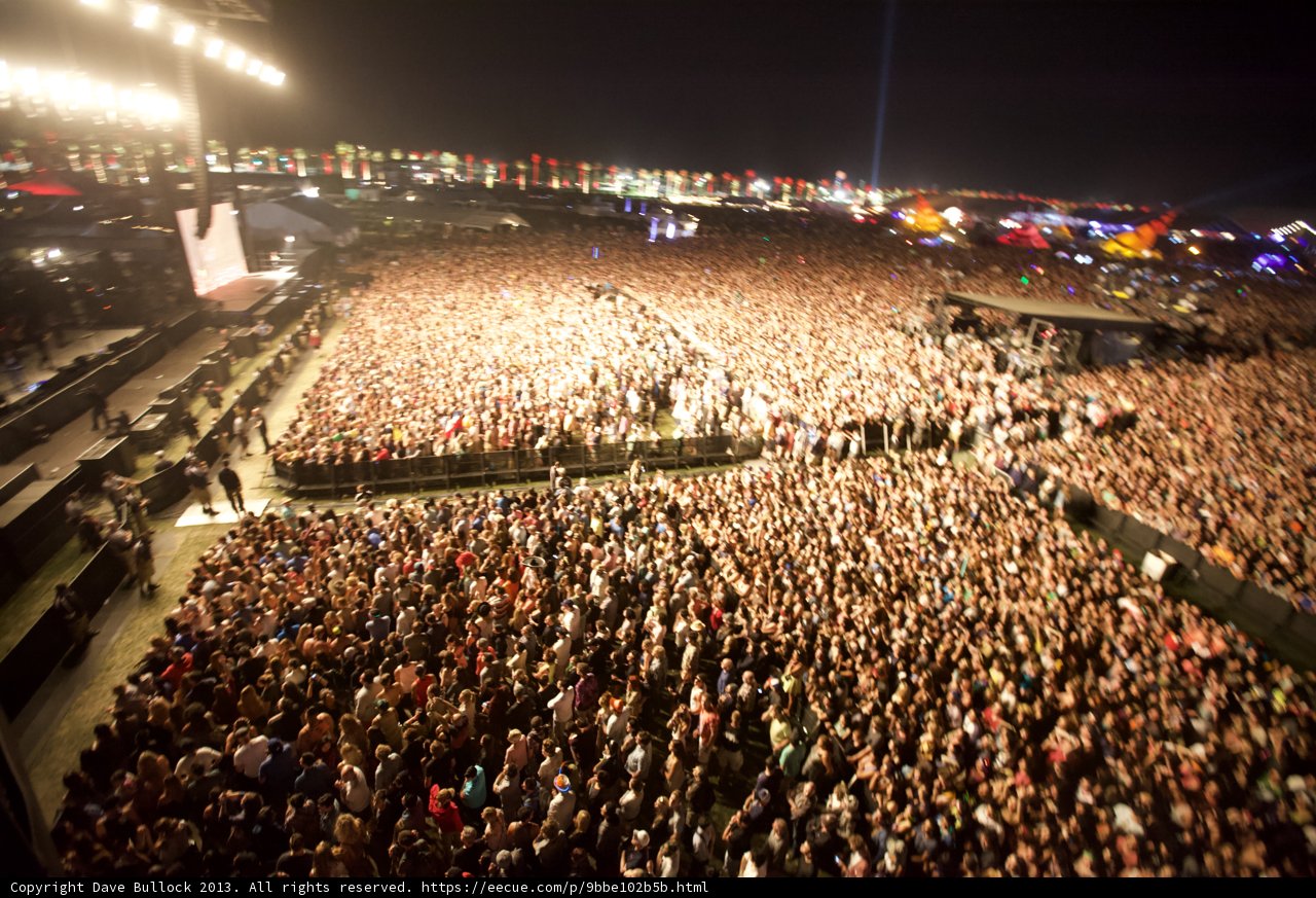 Massive Crowd Rocks Out at Coachella Music Festival