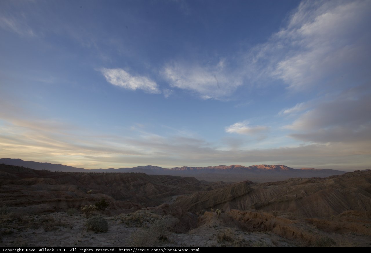 Serene Sunset in Death Valley