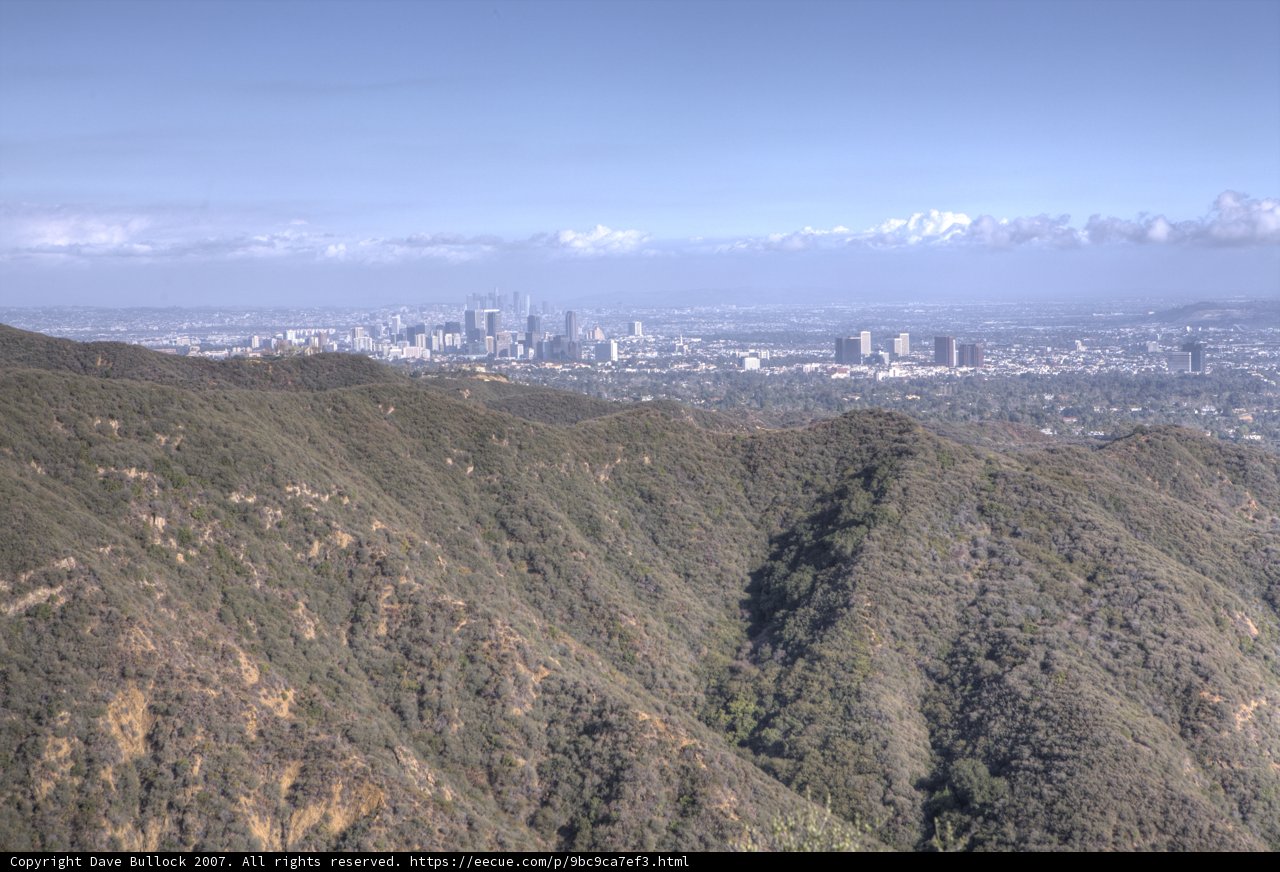 Mountaintop View of Los Angeles