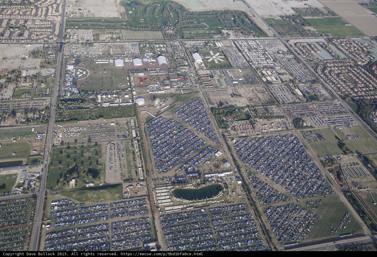 Aerial View of Coachella Valley Field