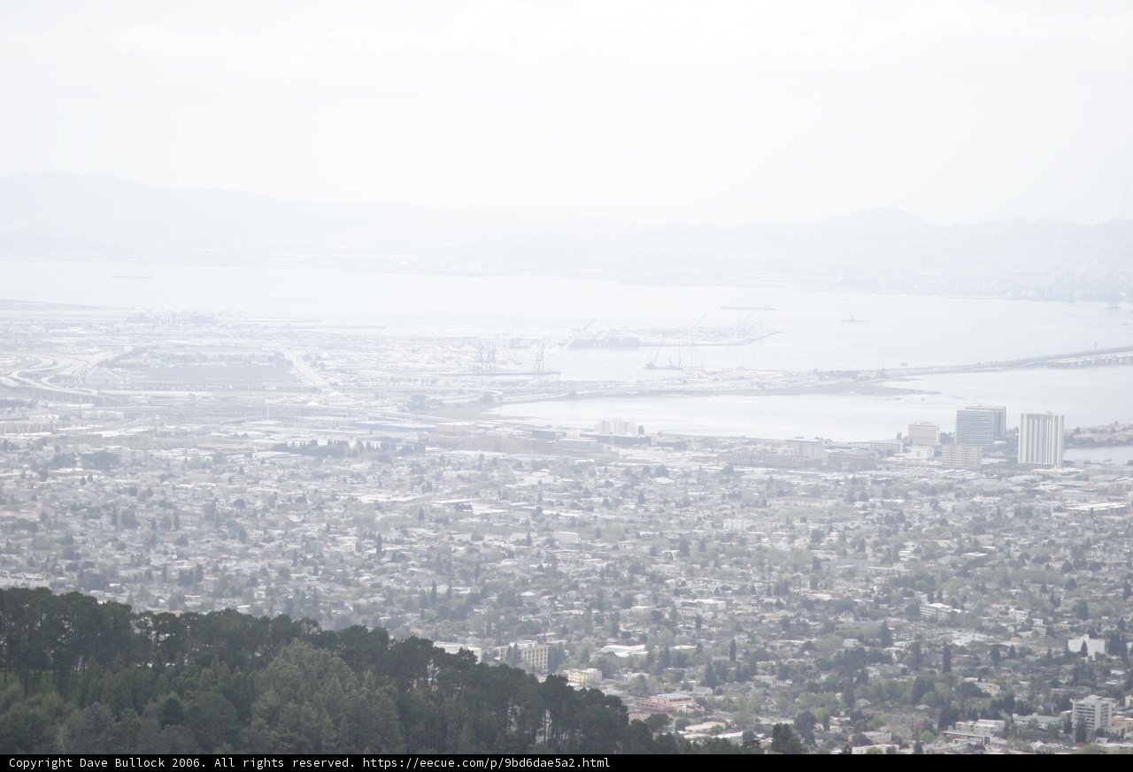 Above the Haze: Aerial View of San Francisco's Urban Metropolis