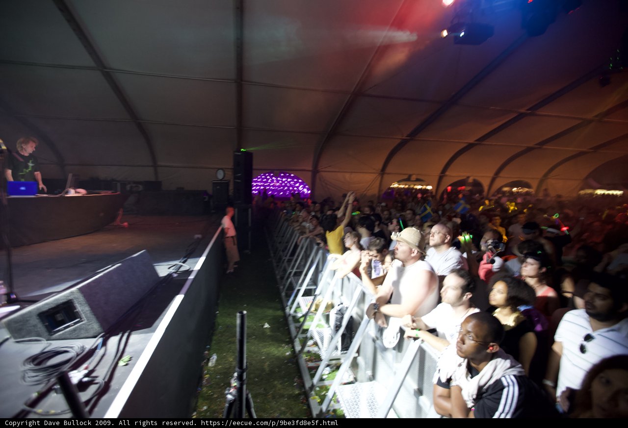 Coachella 2009 Crowd Goes Wild for DJ