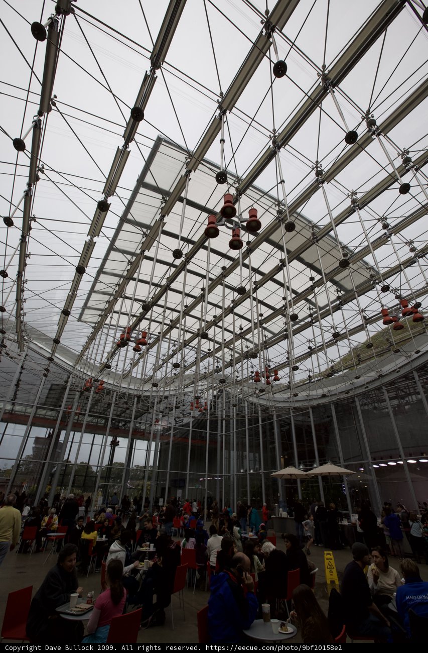 Dining in the Glass Building
