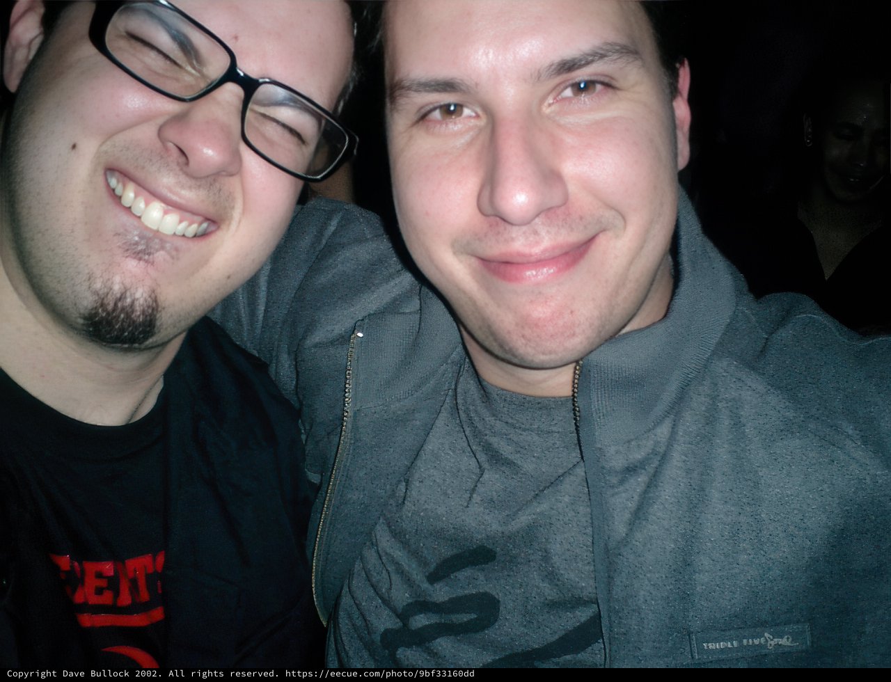 Two Men Captured in a Happy Moment