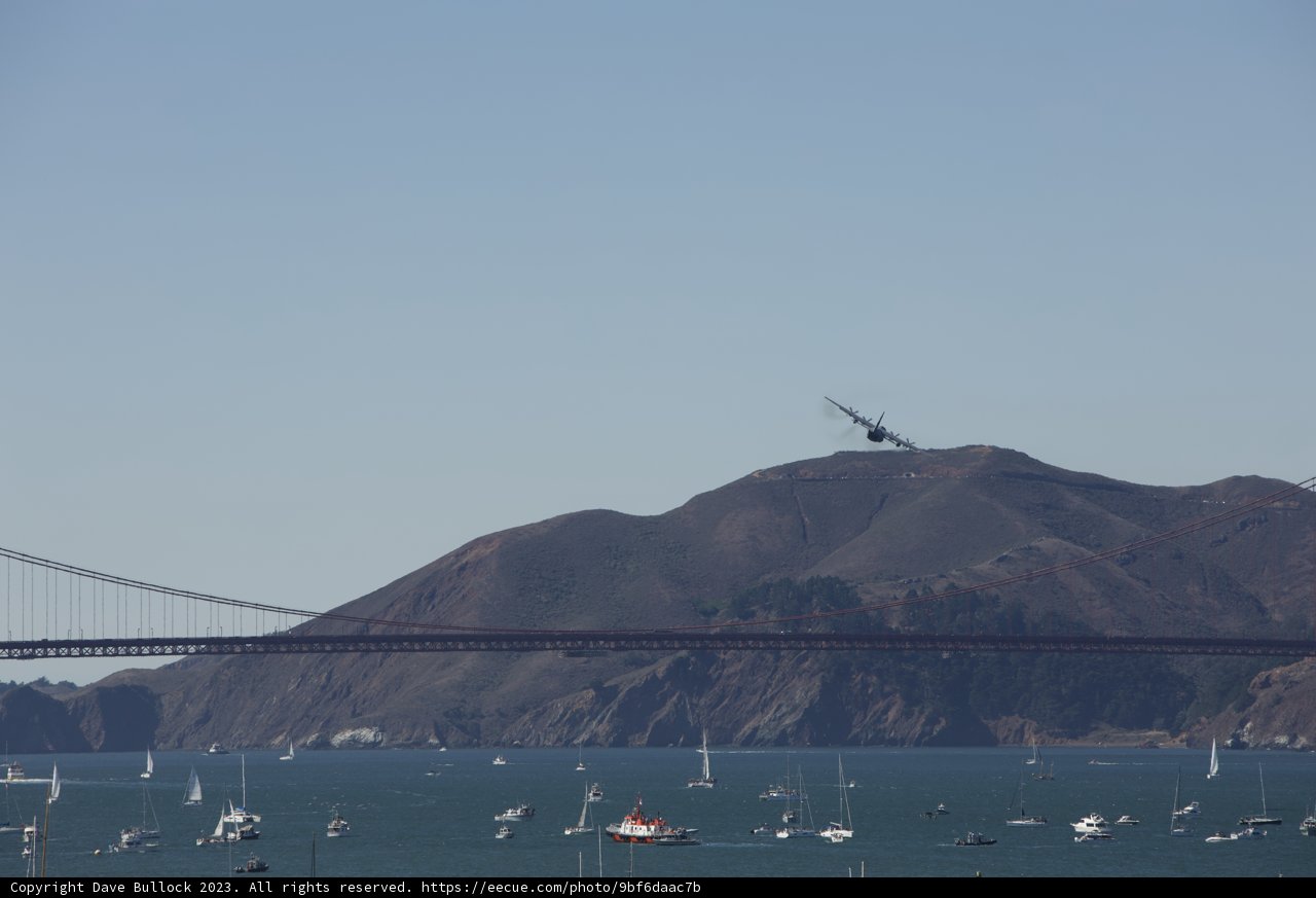 Spectacular Bridge Overlook at Fleet Week Air Show, 2023