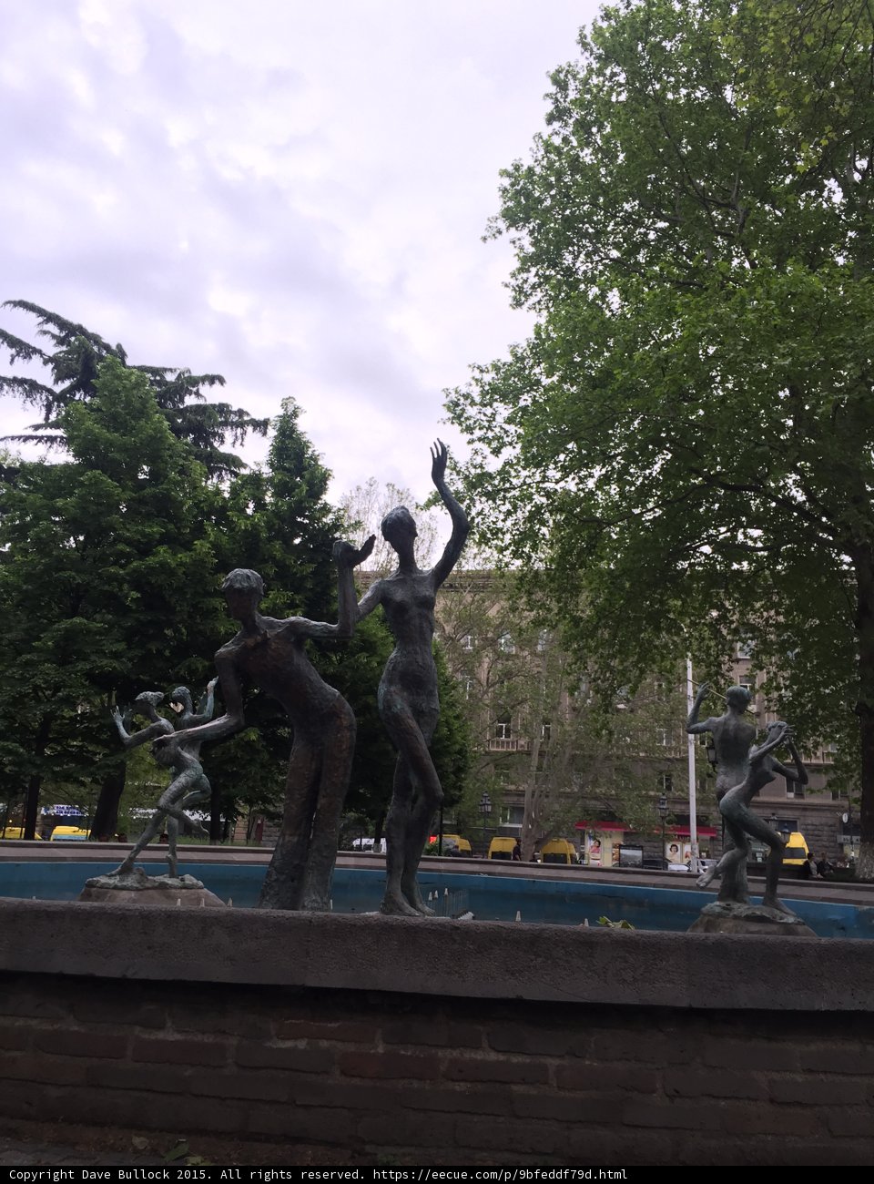 Fountain Dancers with Water Spray