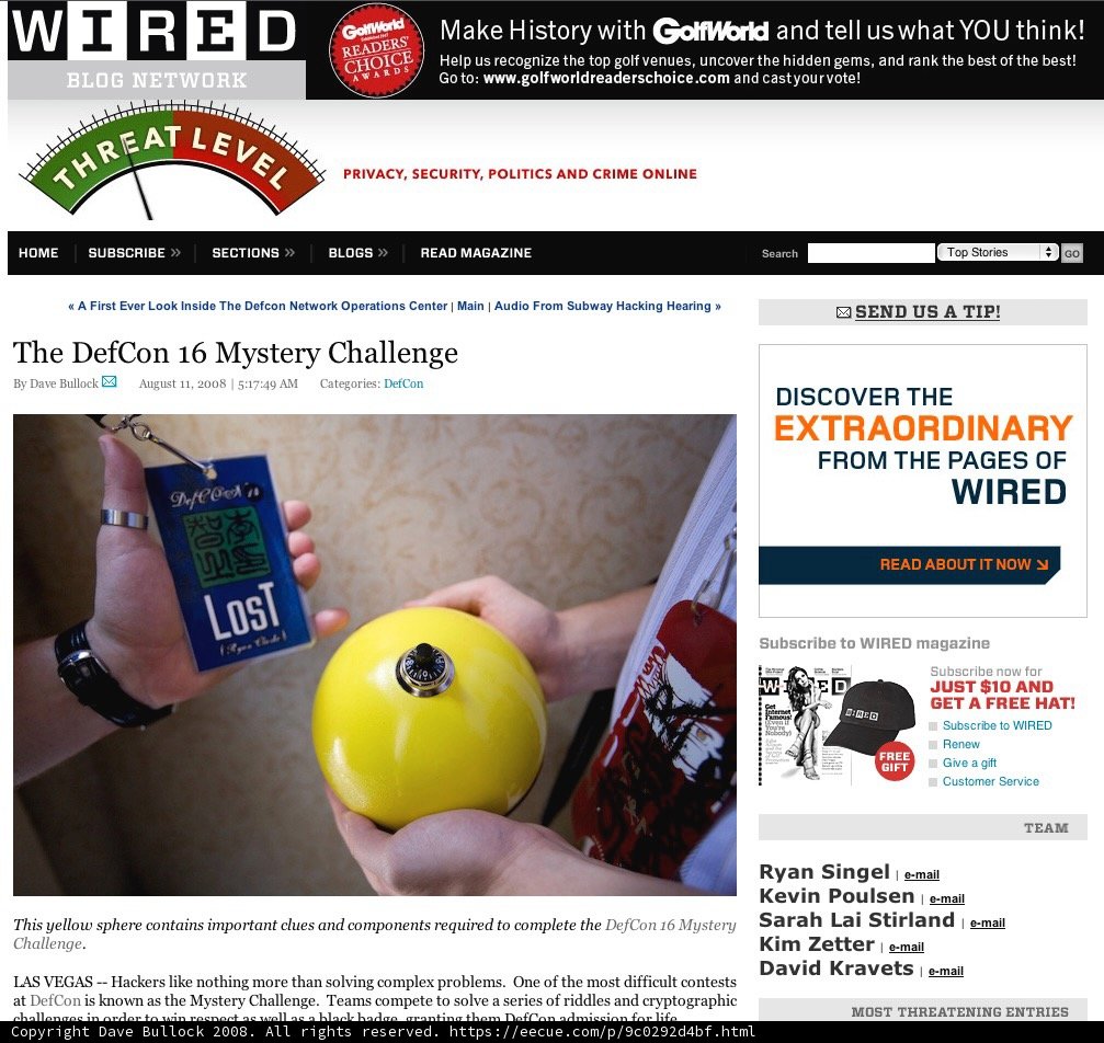 Unlocking the Mystery of "The Wire" Challenge