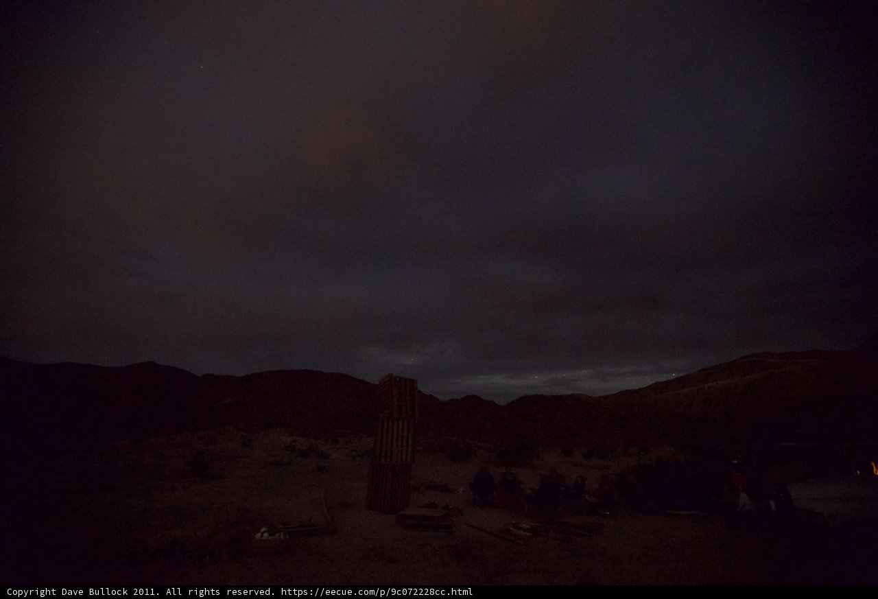 Desert Moonlit Night
