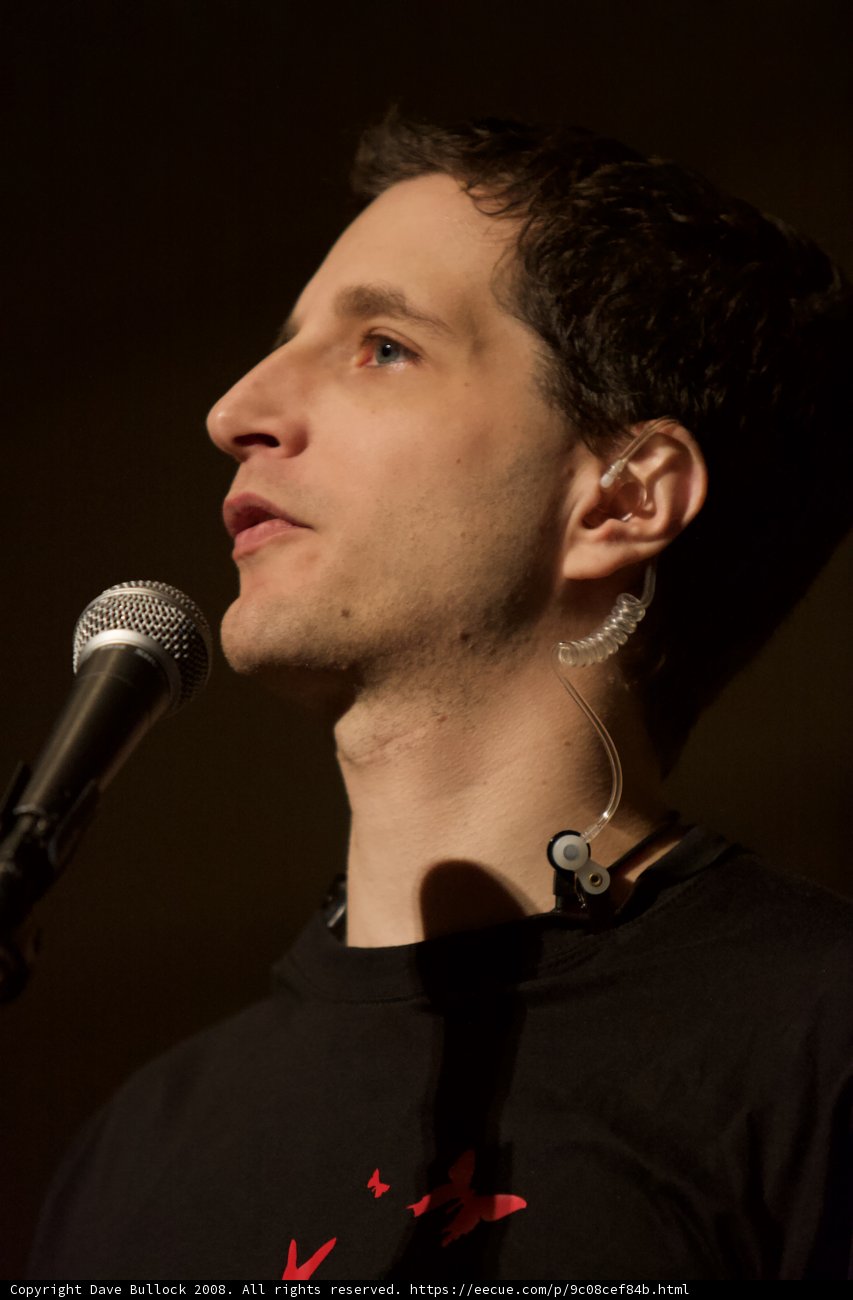 Jeff M takes the stage with his trusty mic