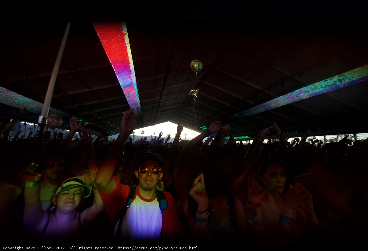 Coachella Crowd Gets Hands Up