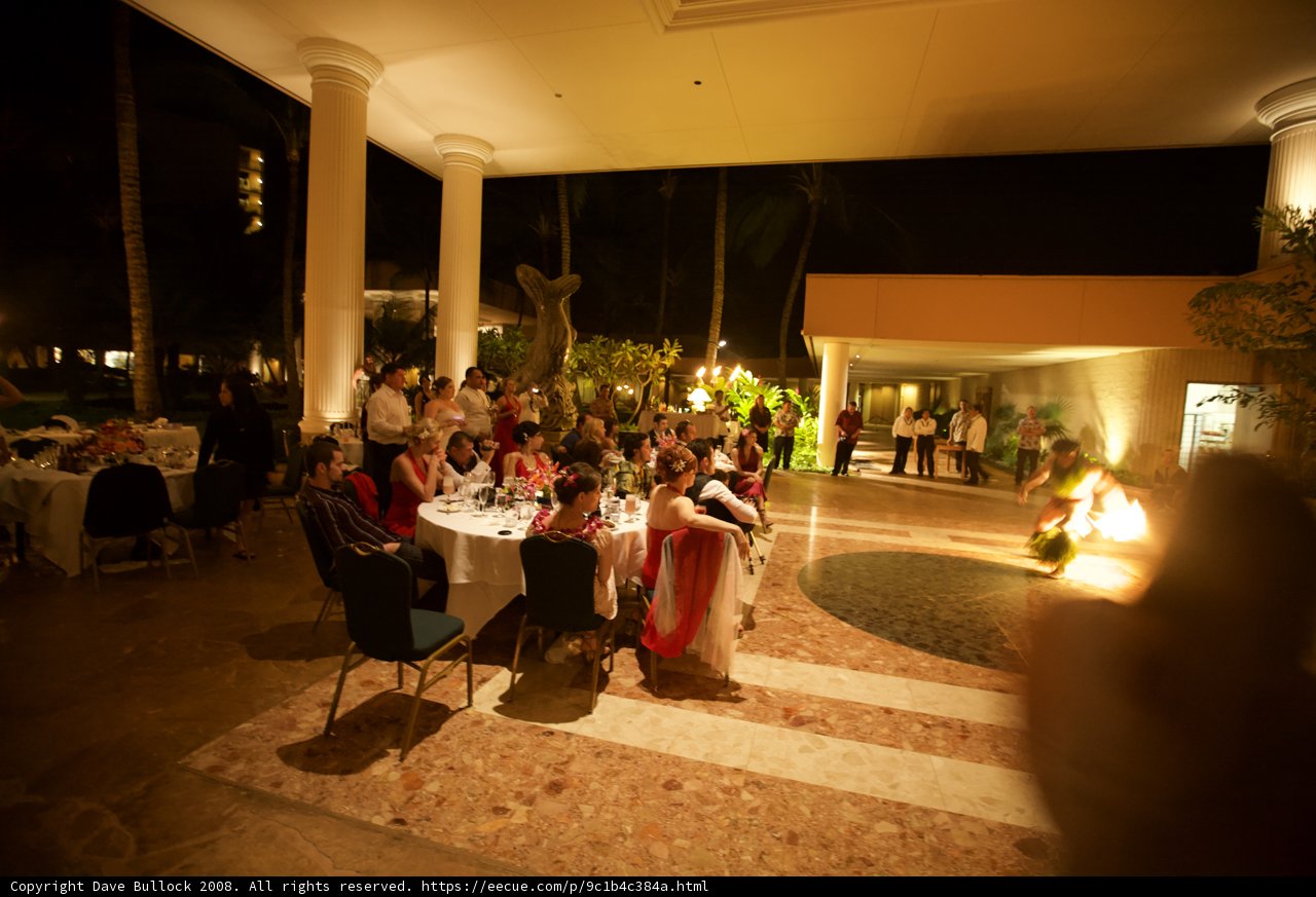 A Formal Evening in the Courtyard