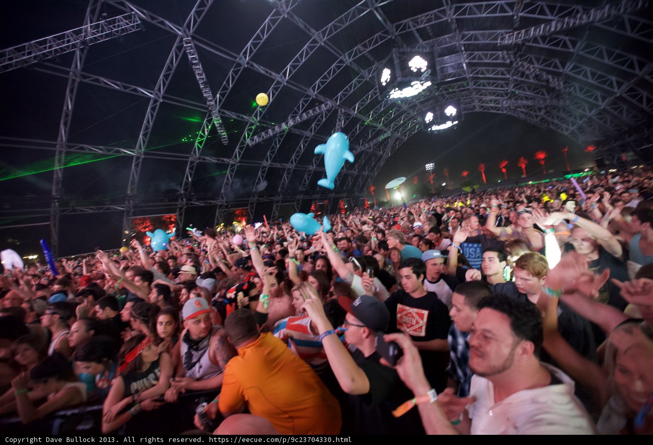 Blue Toy Takes Over Coachella Crowd