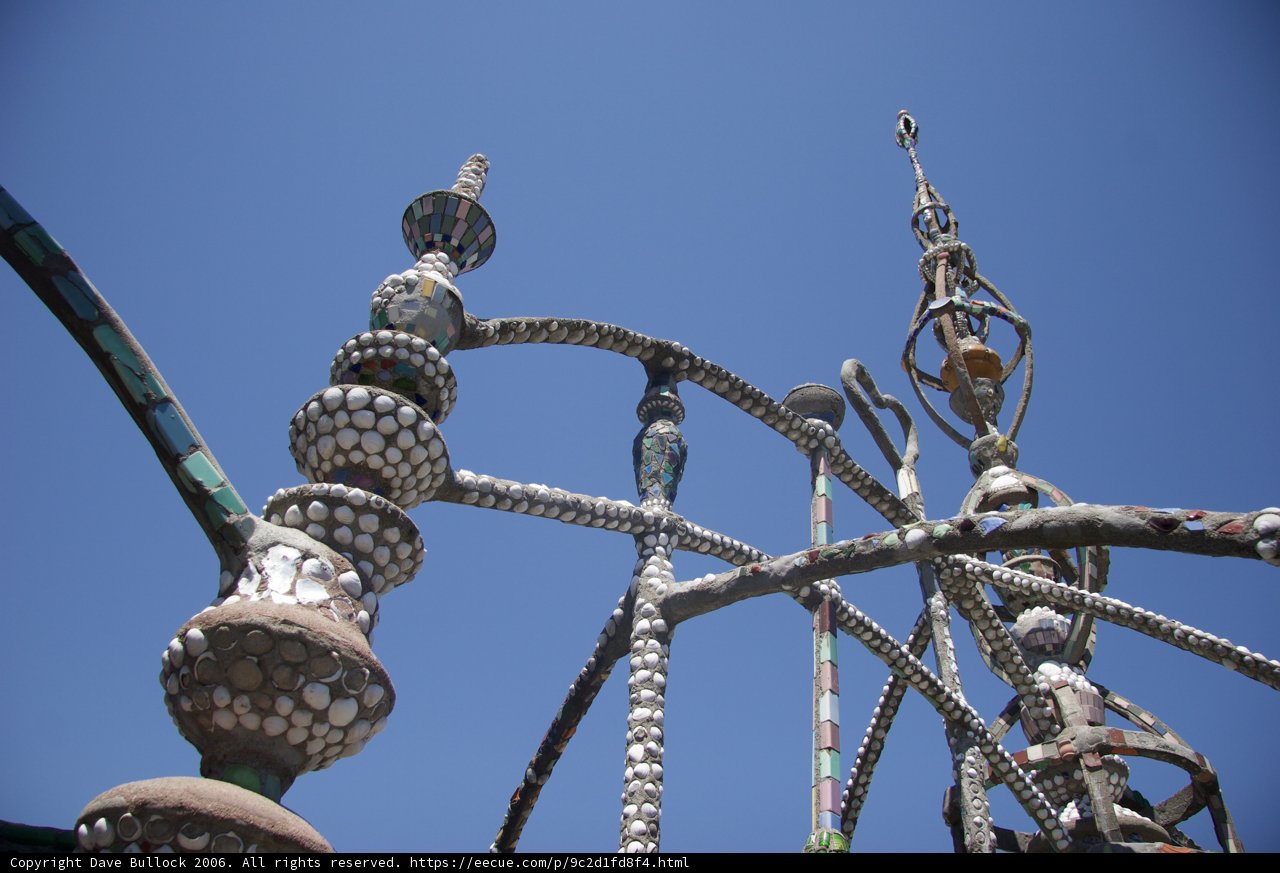 Metallic Sphere at the Amusement Park