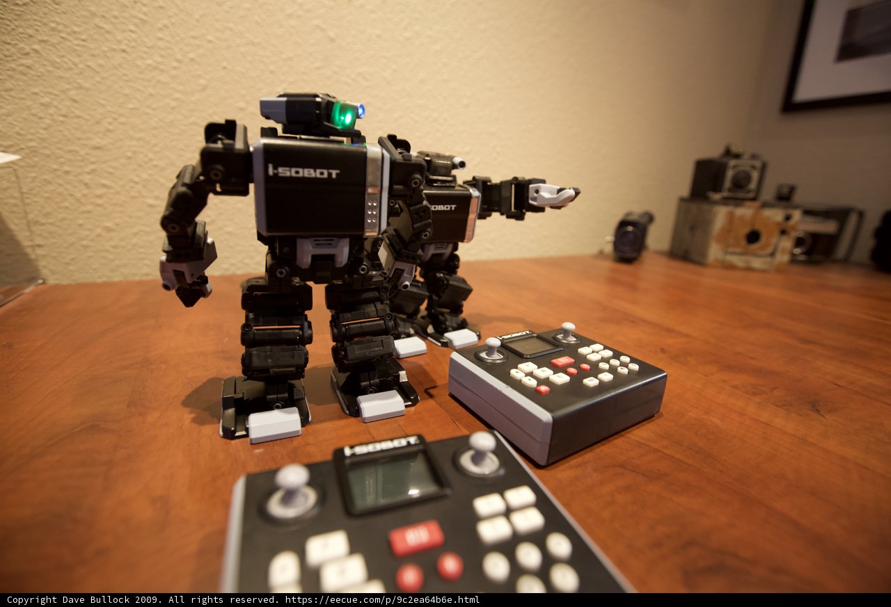 Robotic Toy on a Hardwood Desk
