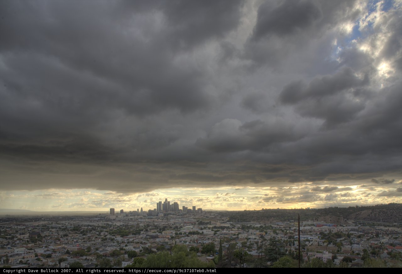 Cityscape: Cloudy Horizon