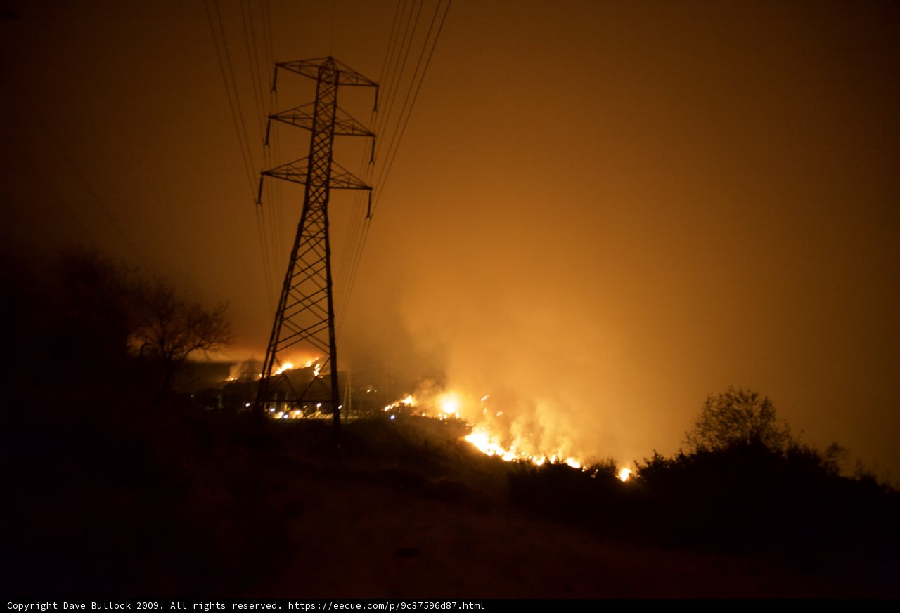 Towering Flames